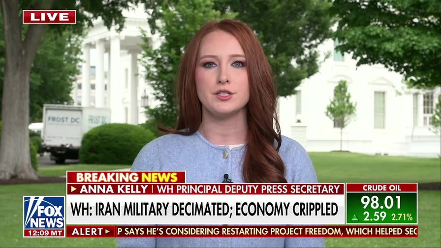 Iran is being totally crippled economically, WH principal deputy press secretary says
