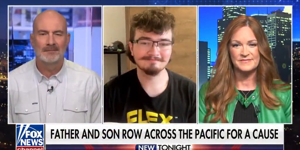 Father and son row across Pacific Ocean for veteran mental health