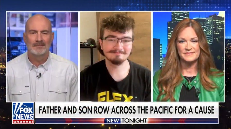 Father and son row across Pacific Ocean for veteran mental health