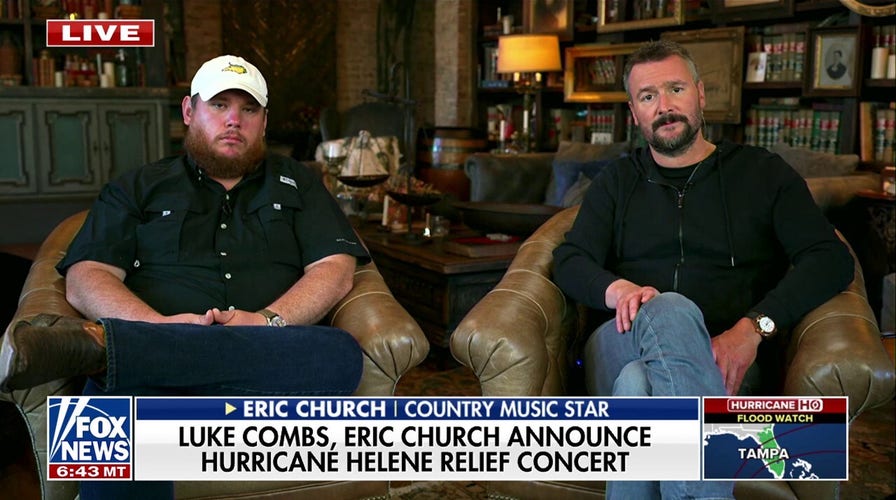 Estrellas de la música country celebran un concierto para ayudar a las víctimas del huracán Helene