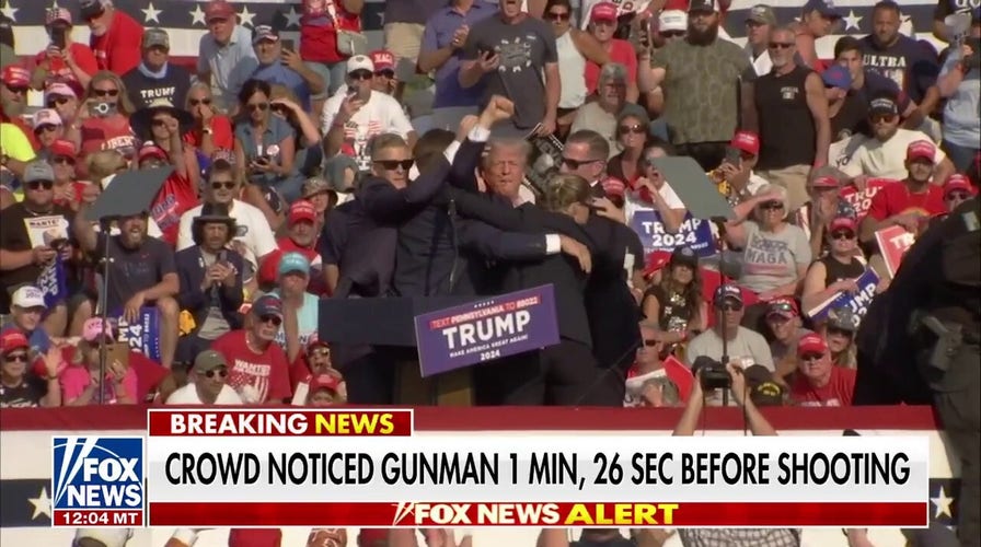 Suspicious man was reportedly seen on roof about 30 minutes before Trump shooting