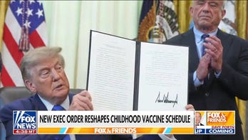 Trump signs executive order on childhood vaccine schedule