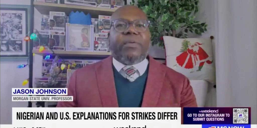 MS NOW guest suggests Trump strike in Nigeria was racially motivated violence