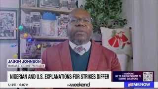 MS NOW guest suggests Trump strike in Nigeria was racially motivated violence