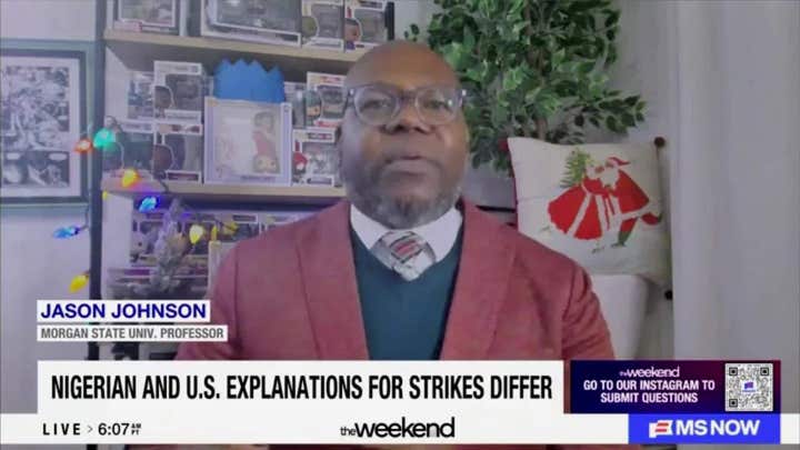 MS NOW guest suggests Trump strike in Nigeria was racially motivated violence