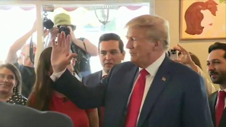 Former President Trump pays surprise visit to Cuban bakery