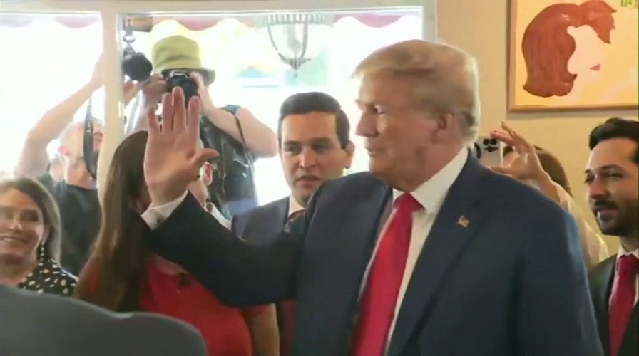 Former President Trump pays surprise visit to Cuban bakery