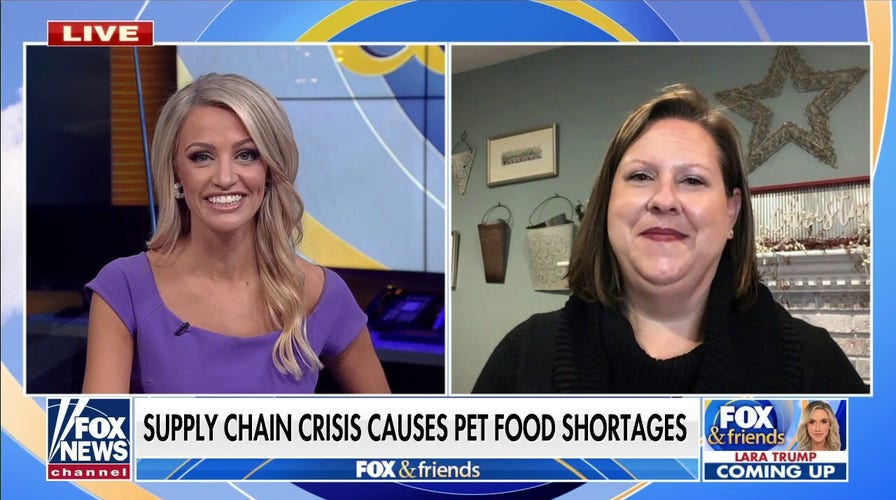 Supply chain crisis now causing pet food shortages