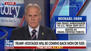 President Trump was willing to use power, former Israeli ambassador says