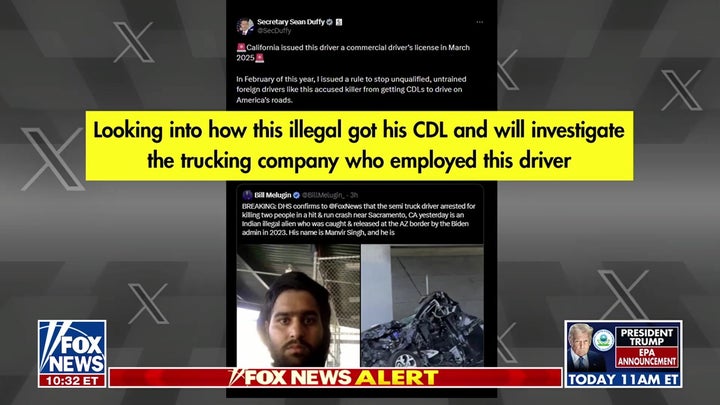 Illegal immigrant truck driver charged in deadly California crash