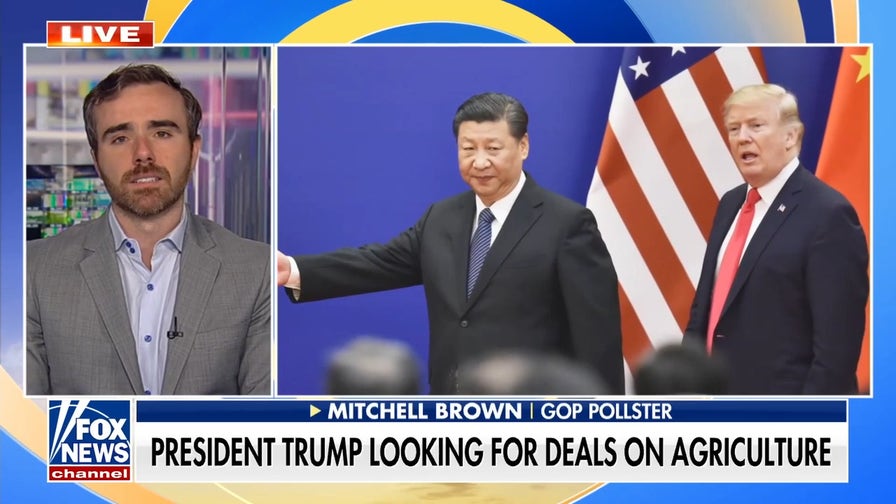 President Trump looks for deals on agriculture during China trip