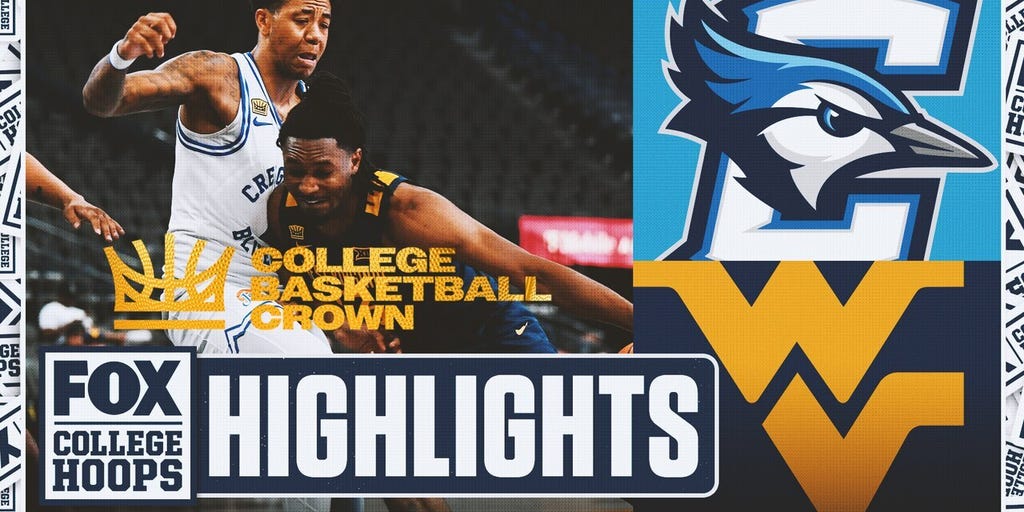 Creighton Bluejays vs. West Virginia Mountaineers The Crown Highlights 🏀 FOX College Hoops