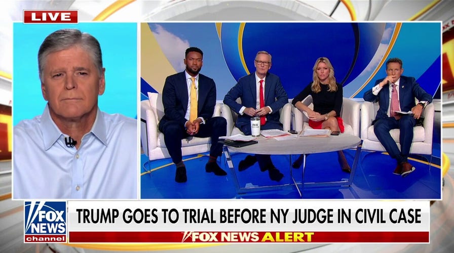 Hannity warns 'this can't keep happening' as Trump heads to trial in New York
