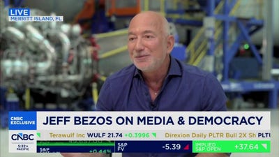Amazon's Jeff Bezos confronted on 'MELANIA' documentary, says he wasn't invovled in decision making