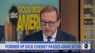 Stephanopoulos praises Dick Cheney for anti-Trump stance in later years: 'He really set an example'