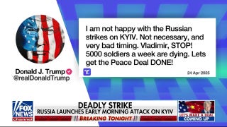 Trump expresses displeasure with Russia after recent strikes on Ukraine