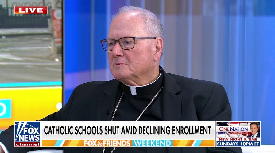 Cardinal Timothy Dolan on somber moment of closing Catholic schools: ‘I tear up’