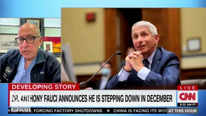 CNN medical analyst speculates on why Dr. Fauci resigned