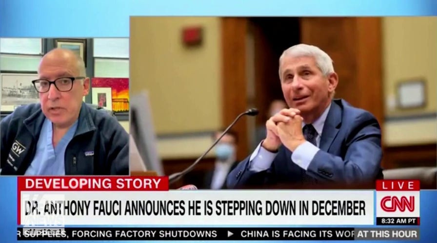 CNN medical analyst speculates on why Dr. Fauci resigned