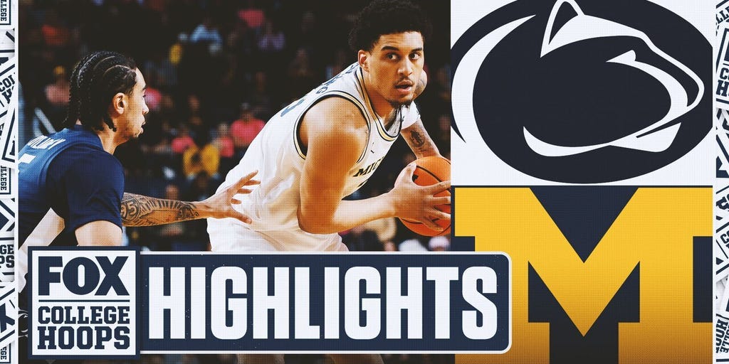 Penn State Nittany Lions vs. No. 2 Michigan Wolverines Highlights 🏀 FOX College Hoops