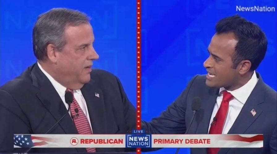 Vivek Ramaswamy fires at Chris Christie in fourth Republican presidential debate: 'Enjoy a nice meal, get the hell out of this race'