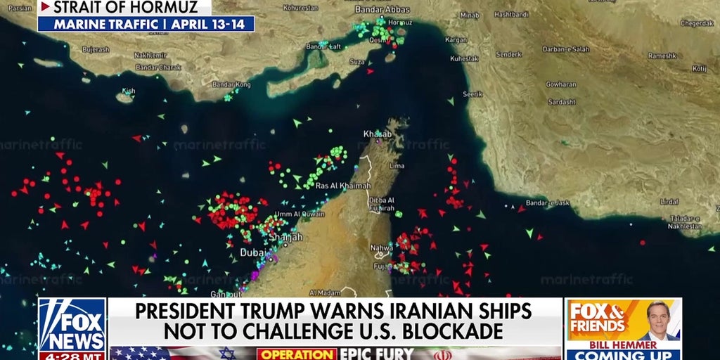 US blockade on Strait of Hormuz in effect as Trump warns Iranian ships will be eliminated