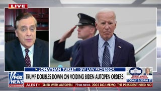Jonathan Turley: Trump admin trying to ‘start a fight’ over 'serious' Biden autopen allegations