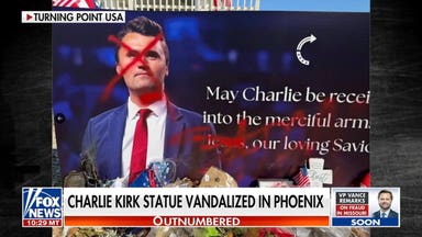 Turning Point USA vows to restore vandalized Charlie Kirk statue