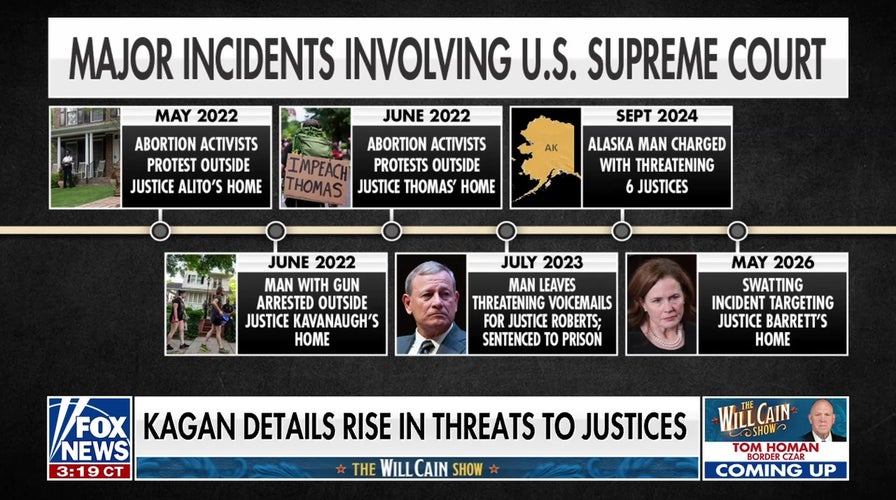Justice Amy Coney Barrett shares emotional account of son asking about bulletproof vest
