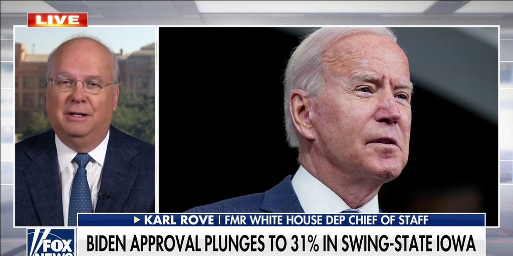 Karl Rove On Bidens Sinking Approval Rating ‘nobodys Being Held Responsible For Biden Admin 5766