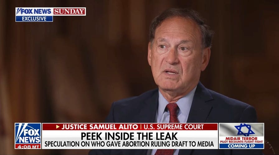 Justice Alito says he has an opinion who leaked the Roe-Wade draft decision