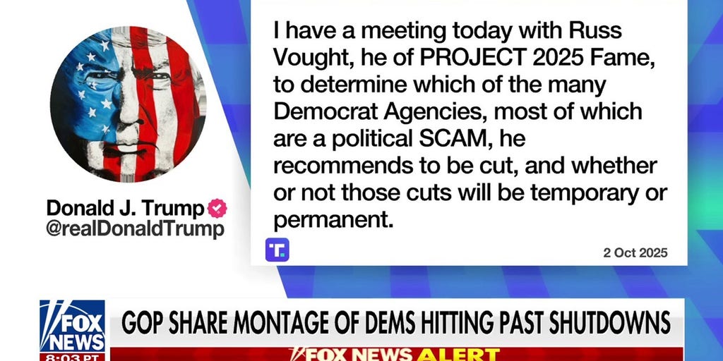 Trump teases upcoming meeting to slash 'Democrat Agencies': Most are a 'political SCAM' | Fox News Video