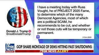 Trump teases upcoming meeting to slash 'Democrat Agencies': Most are a 'political SCAM'