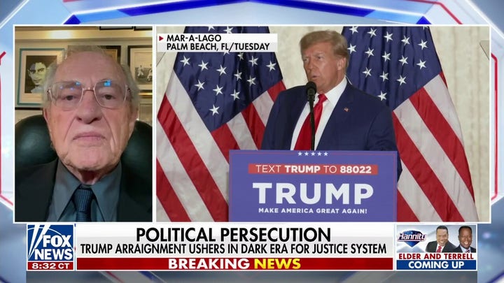 Alan Dershowitz predicts 'no chance' Trump will get an acquittal in New York