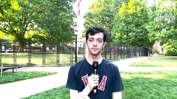 Student discusses aftermath of protest that saw American flag torn down