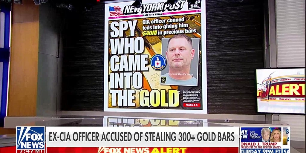 Ex-CIA officer accused of stealing 300+ gold bars from home