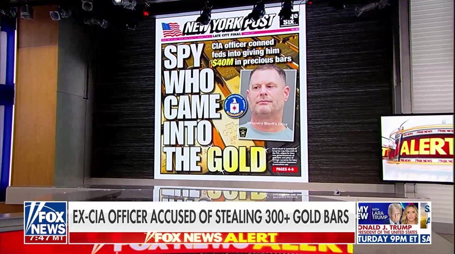 Ex-CIA officer accused of stealing 300+ gold bars from home