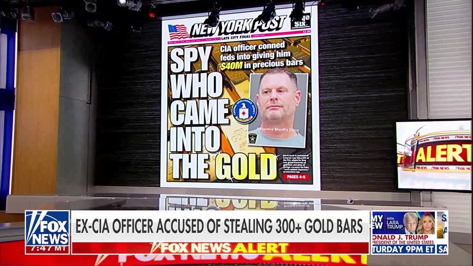 Ex-CIA officer accused of stealing 300+ gold bars from home