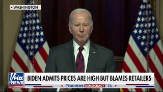 Biden shifts blame to retailers after admitting prices still 'too high': This 'makes no sense' - Fox News