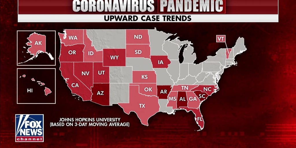 Increase in COVID19 cases, hospitalizations in states explained Fox