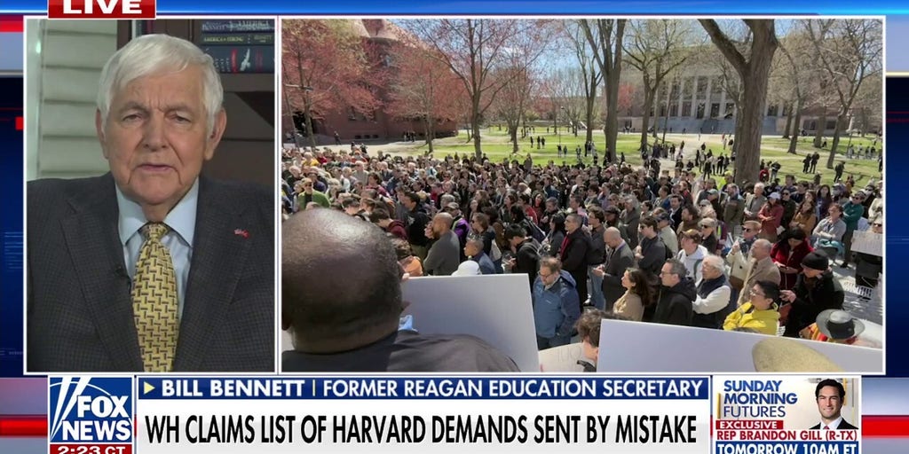 Bill Bennett on Harvard demands: There are 'bigger questions about this whole thing'