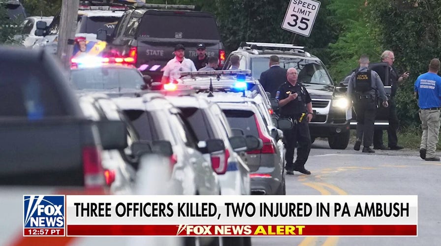 Domestic violence call escalates into brutal ambush, killing 3 officers in Pennsylvania
