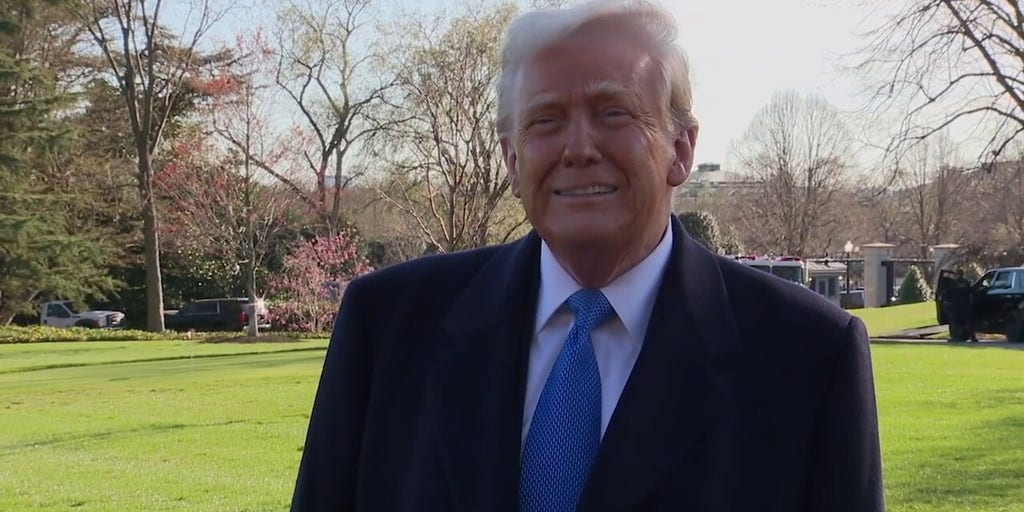 Trump talks visiting NCAA wrestling championships and missing out on a March Madness bracket