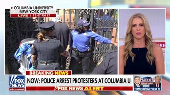 Police arrest protesters at Columbia University