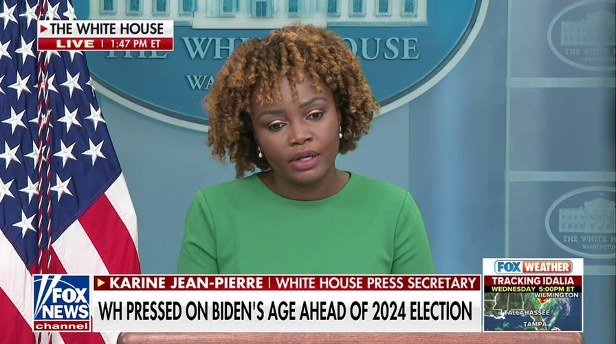Karine Jean-Pierre pressed on Biden's age during White House press briefing