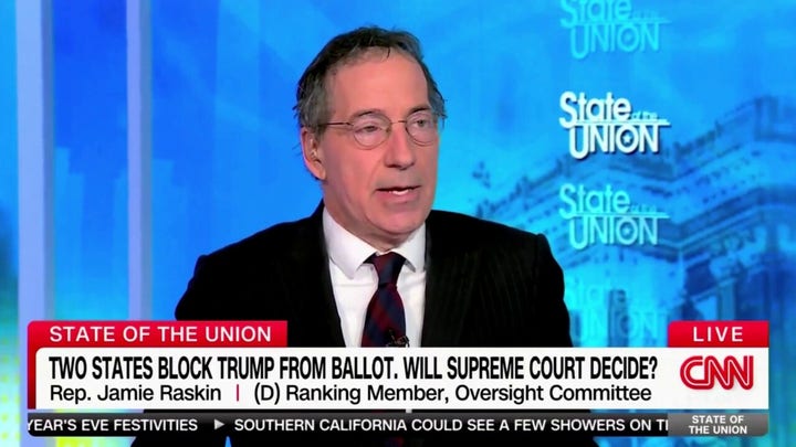Rep. Jamie Raskin: Thomas must recuse himself on Trump ballot decision 