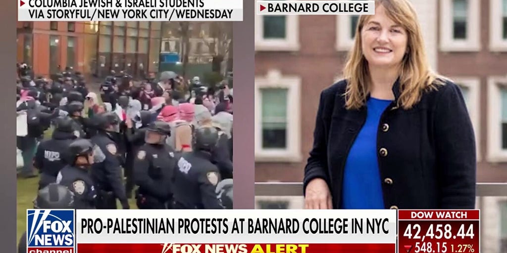 Barnard College president says she wants a chance to speak with pro-Palestinian protesters