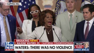 Rep. Maxine Waters claims 'no violence' by LA rioters video
