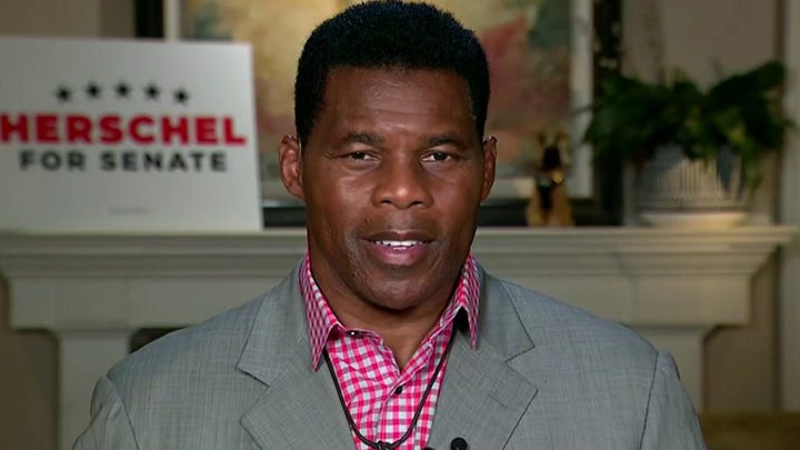 Herschel Walker addresses Georgia senate runoff with Raphael Warnock