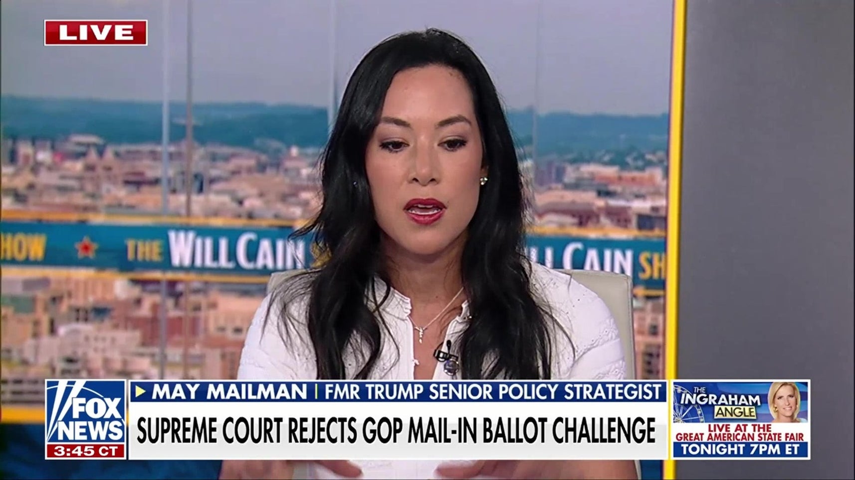 Mail-in voting is the 'take-home test' of elections, former Trump policy strategist says